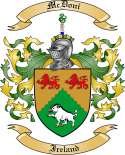 McDoni Family Crest from Ireland