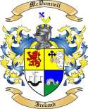 McDonnell Family Crest from Ireland