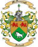 McDonough Family Crest from Ireland