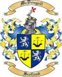 McDougall Family Crest from Scotland