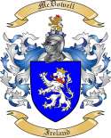 McDowell Family Crest from Ireland
