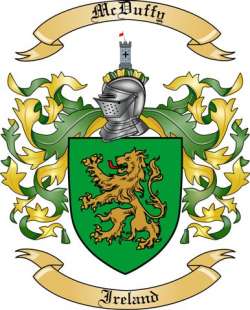 McDuffy Family Crest from Ireland