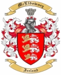 McEldowney Family Crest from Ireland