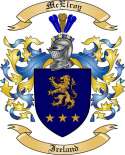 McElroy Family Crest from Ireland