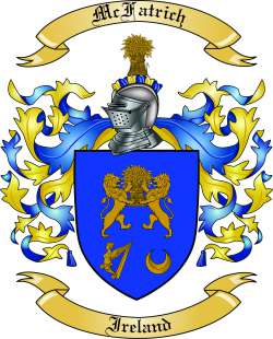 McFatrich Family Crest from Ireland
