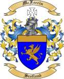 McFerrin Family Crest from Scotland
