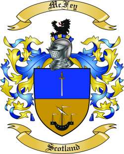 McFey Family Crest from Scotland