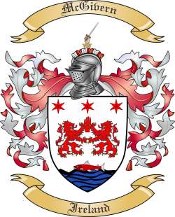 McGivern Family Crest from Ireland