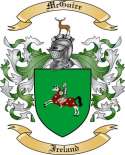 McGuire Family Crest from Ireland