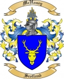 McHaney Family Crest from Scotland