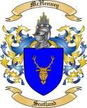 McHenney Family Crest from Scotland