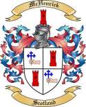 McHenrick Family Crest from Scotland2