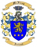 McIlroy Family Crest from Ireland