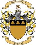 McIlvernock Family Crest from England
