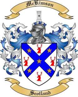 McKimson Family Crest from Scotland