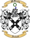 McKonly Family Crest from Ireland