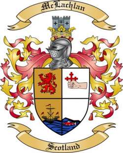 McLachlan Family Crest from Scotland