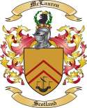 McLauren Family Crest from Scotland