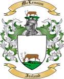 McLennan Family Crest from Ireland