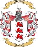 McMein Family Crest from Ireland