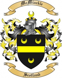 McMiackle Family Crest from Scotland