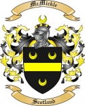 McMickle Family Crest from Scotland