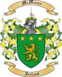 McMoare Family Crest from Ireland
