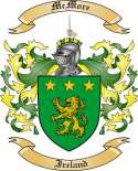 McMore Family Crest from Ireland