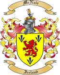 McNair Family Crest from Ireland