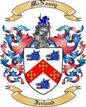 McNaney Family Crest from Ireland