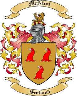 McNicol Family Crest from Scotland
