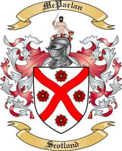 McParlan Family Crest from Scotland