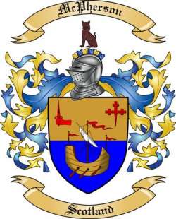 McPherson Family Crest from Scotland