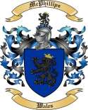McPhillips Family Crest from Wales