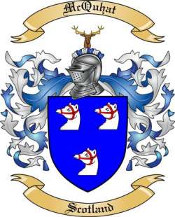 McQuhat Family Crest from Scotland