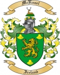 McRanel Family Crest from Ireland