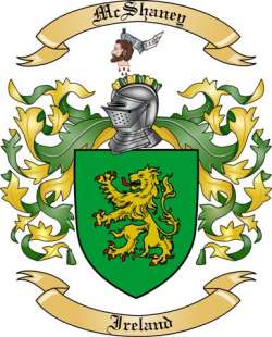 McShaney Family Crest from Ireland
