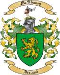 McShaney Family Crest from Ireland