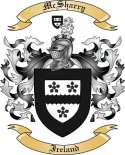 McSharry Family Crest from Ireland