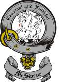 McSwene Family Crest from Scotland