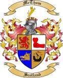 McThom Family Crest from Scotland