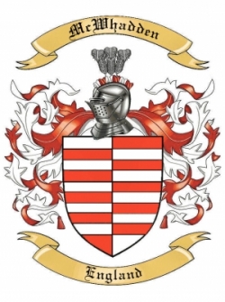 McWhadden Family Crest from England