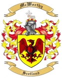 McWorthy Family Crest from Scotland