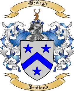 McZegle Family Crest from Scotland2