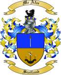 Mc Afee Family Crest from Scotland