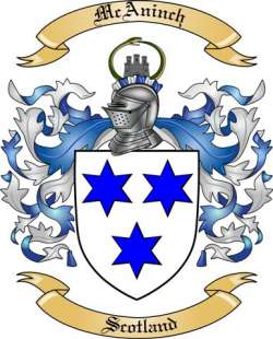Mc Aninch Family Crest from Scotland