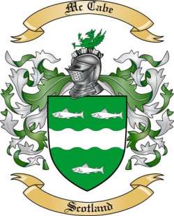 Mc Cabe Family Crest from Scotland