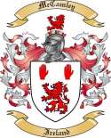 Mc Camley Family Crest from Ireland