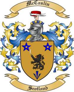 Mc Caslin Family Crest from Scotland2