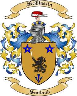 Mc Claslin Family Crest from Scotland2